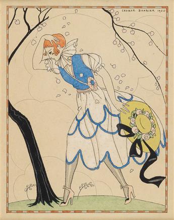 GEORGE BARBIER. Bonwit Teller invitation.